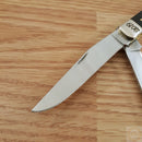 Case XX 130th Anniversary Trapper Pocket Knife Stainless Steel Blades Bone Handle 130SBRL