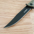 Cold Steel Medium Luzon Folding Knife 4"  8Cr13MoV Stainless Blade OD Green GFN Handle