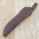 BPS Knives Compact Hunting Fixed Knife 4.25" Scandi Grind 5Cr14MoV Steel Full Tang Blade Walnut Handle