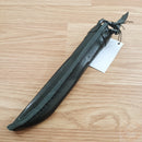 Marttiini Ilves Edition Knife 4.25" 80CrV2 Carbon Steel Blade Black Wood Handle
