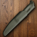 Cold Steel Finn Hawk Fixed Knife 4" Satin 4116 Steel Blade OD Green TPR Handle