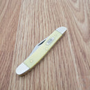 Case XX Cutlery Pen Pocket Knife Carbon Steel Blades Yellow Synthetic Handle