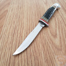 Case XX Hunter Fixed Knife 3.13" Stainless Steel Blade Buffalo Horn Handle