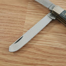 Case XX Trapper Pocket Knife Chrome Vanadium Carbon Steel Blades Jigged Bone Handle