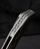Bestech Knives Samari Folding Knife 3.88" Bohler M390 Steel Blade Gray Titanium Handle