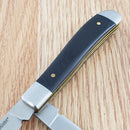 Kershaw Gadsden Pocket Knife 7Cr17MoV Steel Clip/Spey Blades Black G10 Handle
