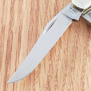 Case XX Mini Trapper Pocket Knife Surgical Steel Blades Navy Blue Jigged Bone Handle 02838