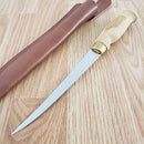 Marttiini Superflex Kitchen Knife 6" Stainless Fillet Blade Birch Wood Handle