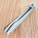 CJRB Small Feldspar Linerlock Folding Knife 3" D2 Tool Steel Blade G10 Handle