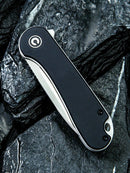 Civivi Elementum Linerlock Folding Knife 3" D2 Tool Steel Blade Black G10 Handle