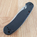 Ontario RAT IA SP Folding Knife 3.5" Satin AUS-8 Steel Blade Black G10 Handle