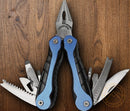 AccuSharp ParaForce Multi-Tool Blue Aluminum Handle Stainless Tools Incluided