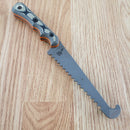 TOPS Muley Combo Fixed Knives 154CM Steel Blades Tan / Black G10 Handles