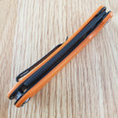 Artisan Small Orthodox Folding Knife 2.75" D2 Steel Blade Textured G10 Handle