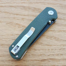 Bestech Knives Sledgehammer Folding Knife 3" D2 Tool Steel Blade Green Micarta Handle