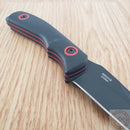 Rough Ryder Neck Fixed Knife 3" 3Cr13 Steel Full Tang Blade Black G10 Handle