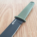 Cold Steel Kobun Fixed Knife 5.50" AUS-8A Stainless Blade Green Kray-Ex Handle