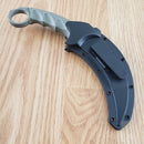 Cold Steel Tiger Fixed Knife 4.75" AUS-8A Steel Blade Grix-Ex And Kray-Ex Handle