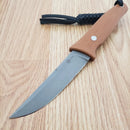 Civivi Tamashii Fixed Knife 4.13" D2 Steel Blade Brown Canvas Micarta Handle