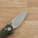 Bestech Knives Ronan B-Lock Folding Knife 3.25" 14C28N Sandvik Steel Blade OD Green G10 Handle