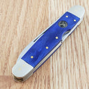Frost Cutlery Whittler Pocket Knife Stainless Steel Blades Smooth Bone Handle
