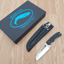 Myerchin Generation 2 Off-Shore Fixed Knife 3.75" German Steel Blade Black G10 Handle