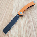 Artisan Small Orthodox Folding Knife 2.75" D2 Steel Blade Textured G10 Handle