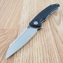 Bestech Knives TEXEL Folding Knife 3.25" D2 Tool Steel Blade Black G10 Handle