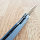Bestech Knives Bestechman Dundee Linerlock Folding Knife 3.5" D2 Tool Steel Blade Blue-Gray G10 Handle