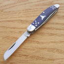 Cattleman's Cutlery Stockman Pocket Knife Stainless Steel Blades Delrin Handle
