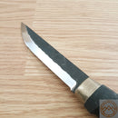 Marttiini Ilves Edition Knife 4.25" 80CrV2 Carbon Steel Blade Black Wood Handle
