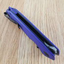 Civivi Brazen Folding Knife 3.5" Sandvik 14C28N Steel Blade Purple G10 Handle