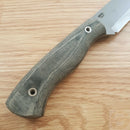 Condor Ripper Fixed Knife 4.5" 1095HC Steel Full Tang Blade Black Micarta Handle