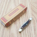 Rough Ryder Tiny Stockman Pocket Knife 440 Steel Blades Amber Jigged Bone Handle