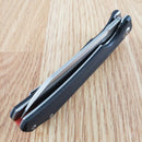 Bestech Knives TEXEL Folding Knife 3.25" D2 Tool Steel Blade Black G10 Handle