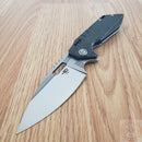 Bestech Knives Shodan Folding Knife 3.88" S35VN Steel Blade Carbon Fiber/Titanium Handle