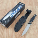 Cold Steel Razor Tek Fixed Knife 4" 4116 Steel Clip Point Blade Black GFN Handle