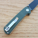 Bestech Knives Sledgehammer Folding Knife 3" D2 Tool Steel Blade Green Micarta Handle