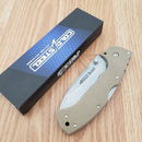 Cold Steel 4-Max Scout Lockback Folding Knife 4" AUS-10A Steel Blade Desert Tan Griv-Ex Handle