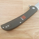 Al Mar Ultralight Eagle Folding Knife 4" 8Cr13MoV Steel Blade Black Black FRN Handle