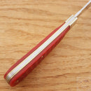 Rough Ryder Hawkbill Folding Knife 440 Stainless Steel Blade Red Jigged Bone Handle