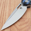 Bestech Knives Ornetta Folding Knife 3.63" N690 Steel Blade Carbon Fiber / G10 Handle