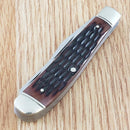 Cold Steel Mini Trapper Pocket Knife 8Cr13MoV Steel Blades Jigged Bone Handle