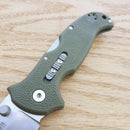 Cold Steel Bush Ranger Lite Folding Knife 3.5" 8Cr13MoV Steel Blade GRN Handle