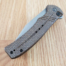 Civivi Cogent Folding Knife 3.5" 14C28N Sandvik Steel Blade Brown Micarta Handle