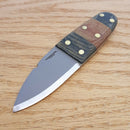 Condor Primitive Bush Dagger Fixed Knife 2.5" 1075HC Steel Blade Micarta Handle