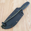 ESEE Model 4 Gunsmoke Fixed Knife 4.5" Full Tang 1095HC Steel Blade G10 Handle