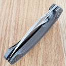 Bestech Knives Nuke Frame Folding Knife 2.63" Bohler M390 Steel Blade Dark Gray Titanium/G10 Handle