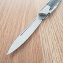 Kershaw Allegory Non-Locking Pocket Knife 2 Stainless Blades Micarta Handle 4385