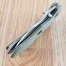 Civivi Gordo Linerlock Folding Knife 2.5" D2 Tool Steel Blade Green G10 Handle